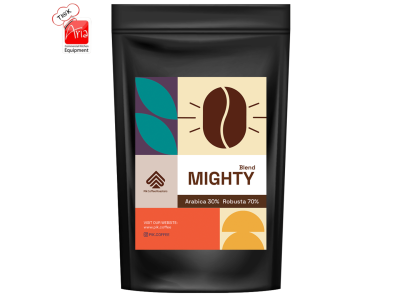 دان قهوه MIGHTY  (%70 روبوستا هند و 30% عربیکا برزیل)